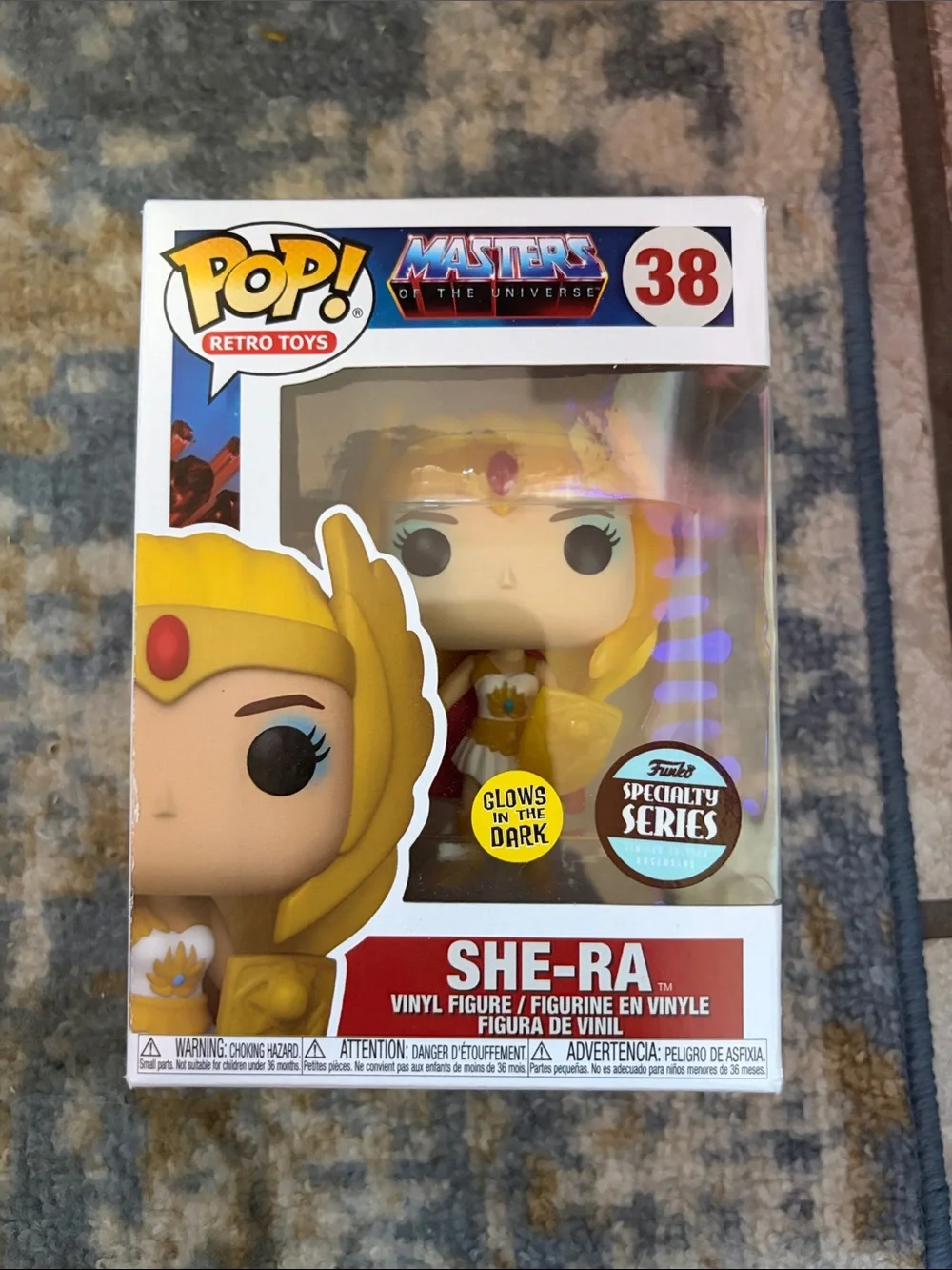 Funko She‑Ra Vinyl Figure — Yellow, White, Red